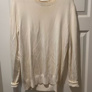 Long sleeve cream sweater